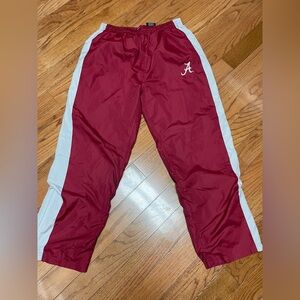 Vintage Men’s NCAA by KA, Inc. Alabama Crimson Tide Windsuit Pants Burgundy Sz L